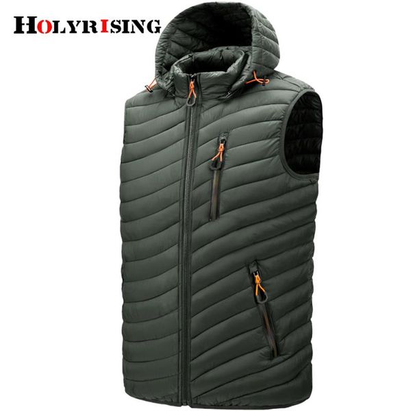 

men's vests men clothing vest jacket mens autumn warm sleeveless male winter casual waistcoat hooded plus size veste hom, Black;white