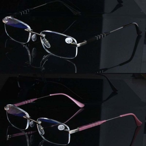 

new high-grade ultra-light aluminum alloy aluminum magnesium presbyopic glasses for men and women, White;black