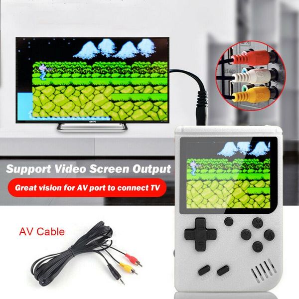 

2020 new built-in 500 games 3 inch handheld retro fc game console mini game player set pocket console for kids gift