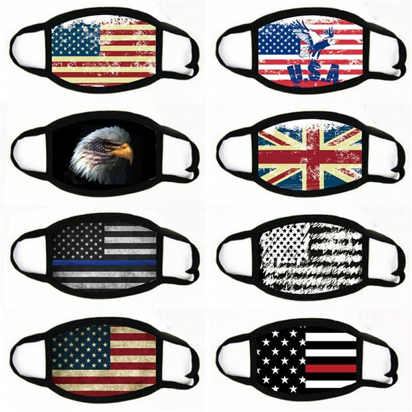 

new american flag scarves printing magic scarves multifunctional magic headwear turban riding collar protective mask designer masks#995, Black