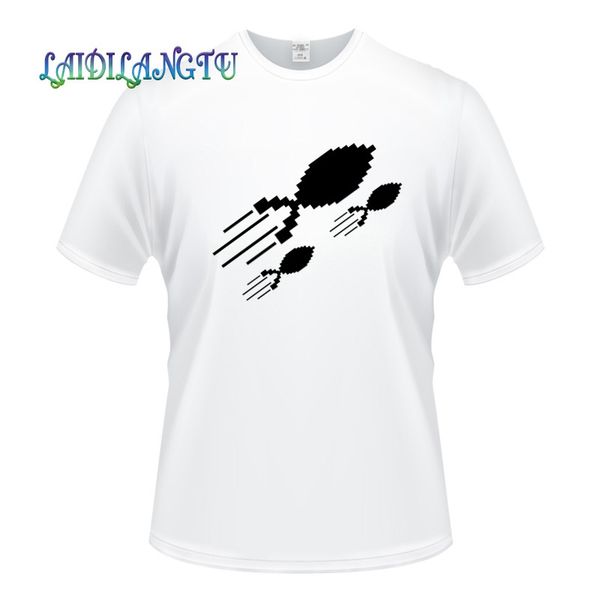 

new arrivals fashion t-shirt funny men's novelty pixel bombs t-shirts fashion streetwear hip-hop short sleeve tees