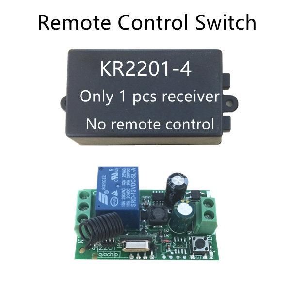 

remote controls qiachip 433mhz universal wireless remote control switch ac 85 110v 220v 1ch relay receiver module & rf 433 mhz
