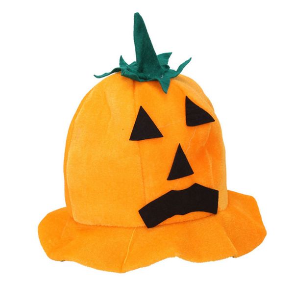 

2020 halloween pumpkin hats pleuche bucket caps designers party performance prop women men fashion festive gift favor supplies ly9272