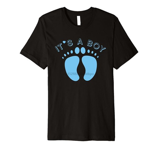 

это мальчик пол reveal младенца пол объявление t shirt классический хлопок мужчины с коротким рукавом top tee fashion design free