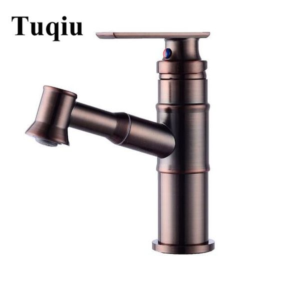 

vidric new basin faucet brown oil brushed brass bathroom faucets and cold pull out contemporary mixer tap torneira