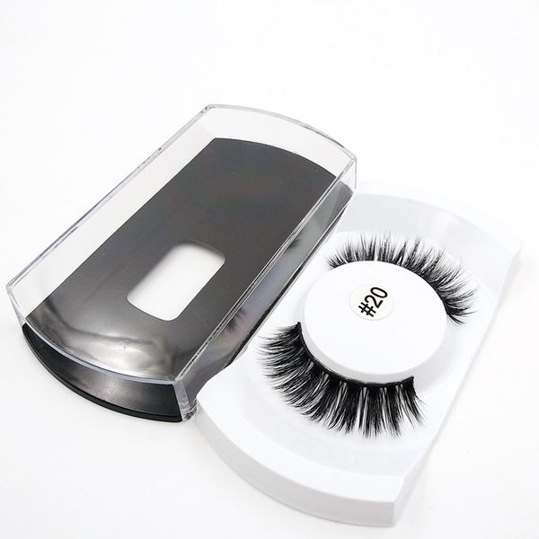 

false eyelashes shidishanpin 1 pair thick 3d mink natural long makeup lashes faux soft
