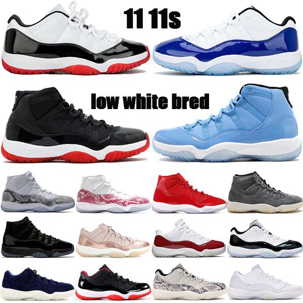 

jumpman 2020 low white bred 11 11s men basketball shoes pinnacle grey ovo grey snake skin se metallic gold pantone mens womens sneakers