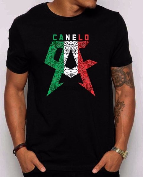 

saul canelo alvarez special edition t-shirt. aztec mexico flag shirt