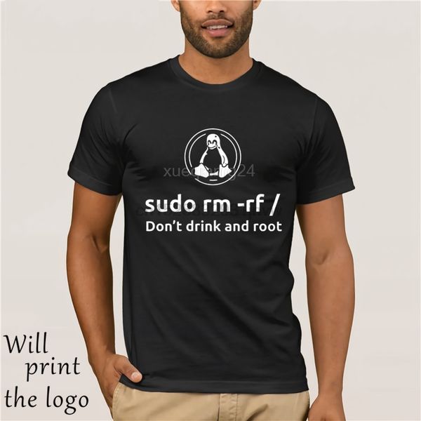 

linux programmer sudo rm rf t-shirt t-shirts clothing t shirt men black short sleeve cotton hip hop t shirt printing