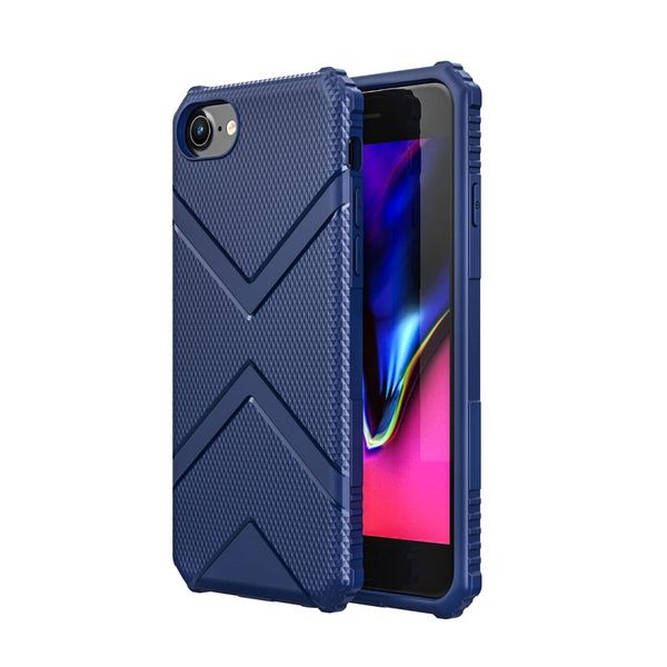 

rugged armor shockproof phone case for iphone 8 luxury diamond mesh design soft tpu bumper case