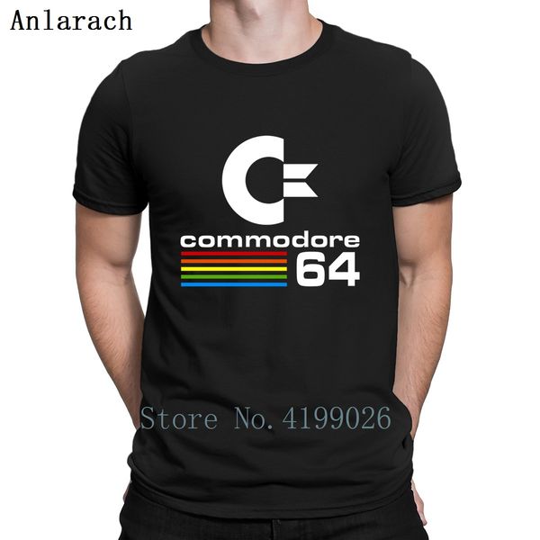 

commodore 64 t shirt letters customize new fashion short sleeve spring s-5xl gift basic solid shirt