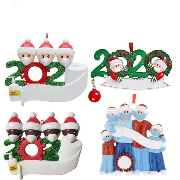 

merry christmas trees pendant birthdays party decoration design personalized family of 2 3 4 5 6 7 pendent pandemic social distancing d91103