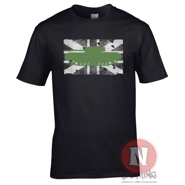 

2019 новый бренд 100% хлопок churchill танк t-shirt патриотической ностальгия wwii d-day military британского мир дизайн мужчина футболочка