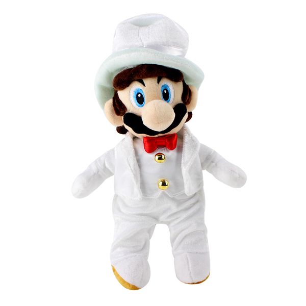 

luigi bros wear wedding dress wedding dress kids toy stuffed doll baby plush toy holiday halloween gift 23cm