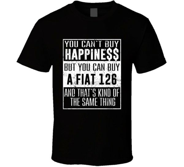 

you cant buy happiness fiat 126 heart car lover t shirt(1