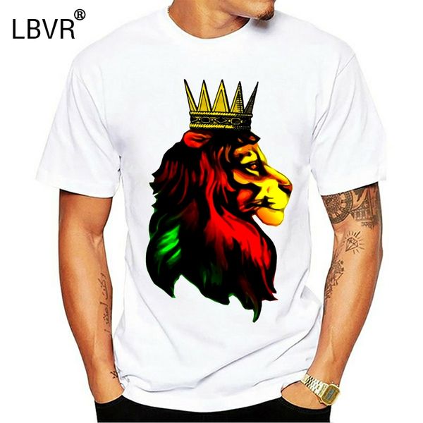 

royal reggae rasta lion mens-fit футболки мужчин футболка