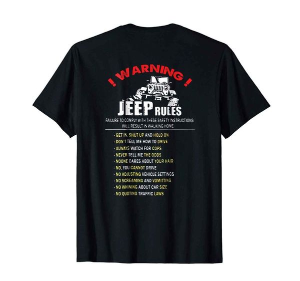 

warning jeef rules funny sarcastic quotes gift 2020 summer t-shirt men new custom printed t shirts