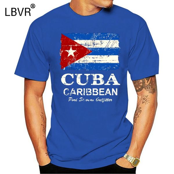 

vintage cuba flag men t shirt hipster couples plus size cotton custom short sleeve brand-clothing