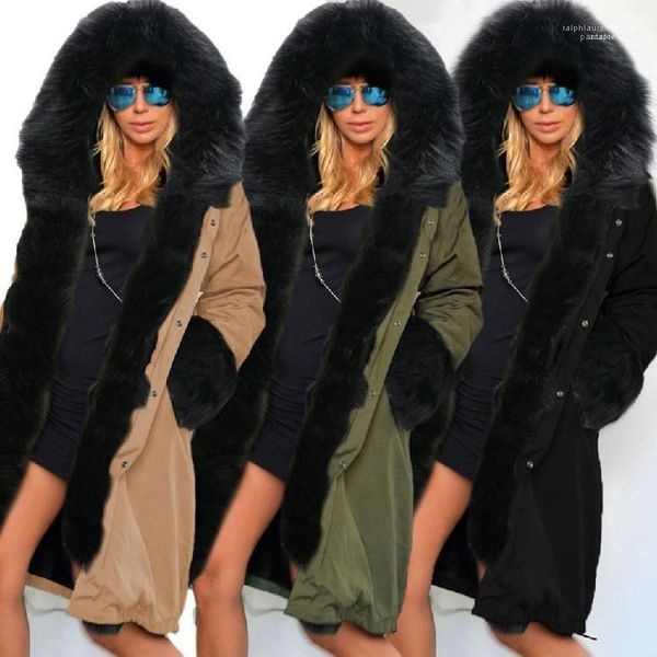 

jackets fashion warm designer ladies outerwears thick winter womens long coats solid color wool womens casual hooded sexy, Tan;black