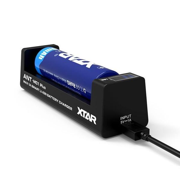 

chargers xtar mc1 plus led usb all in one universal battery charger for 14650 21700 20700 10440 14500 16340 18650 26650