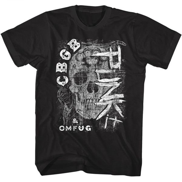 

brand new 2019 summer mens short официальный cbgb omfug череп punk it vintage мужские футболки симпатичные футболки