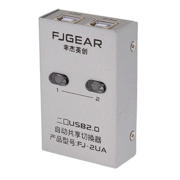 

металл 2ports usb 2.0 auto sharing коммутатор hub selector для принтера / hdd drive