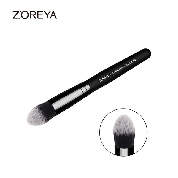 

makeup brushes zoreya brand pointed foundation for liquid cream powder products soft synthetic hair brush large cosmetic tool