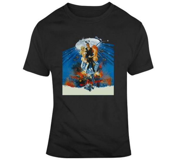 

diamonds are forever bond movie poster fan t shirt(1