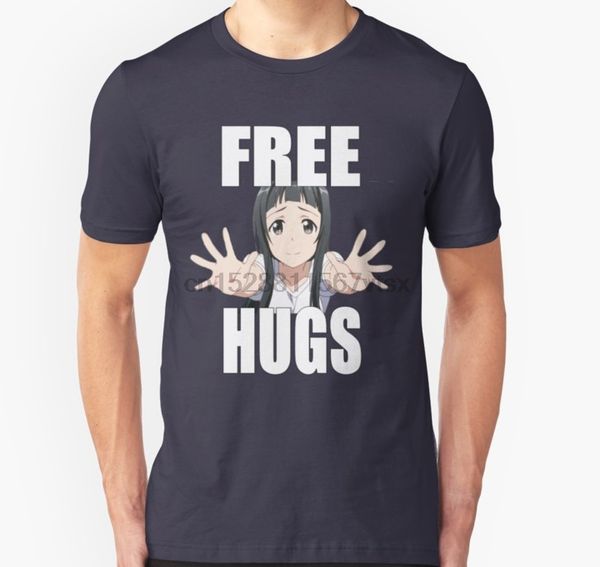 

men tshirt sword art online yui hugs t shirt printed t-shirt tees top
