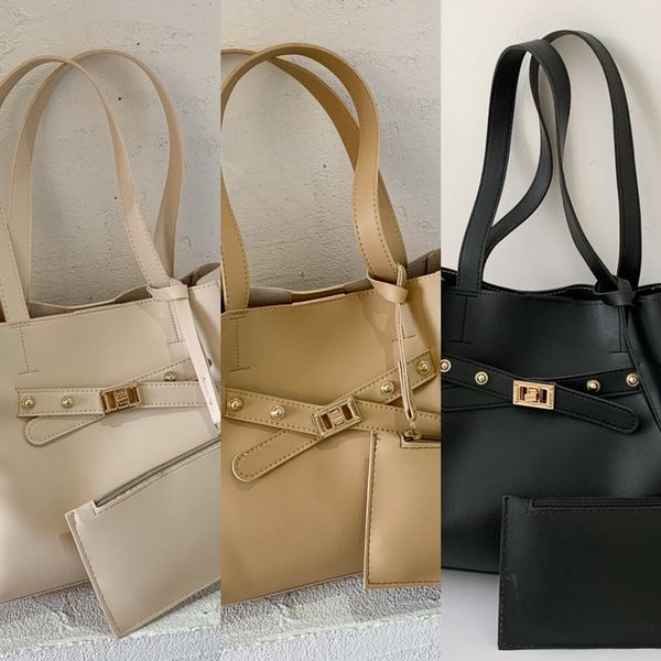

large-capacity textured for women 2020 new fashionable youth fashionable portable women's bag all-match mother and child bag shoulder b