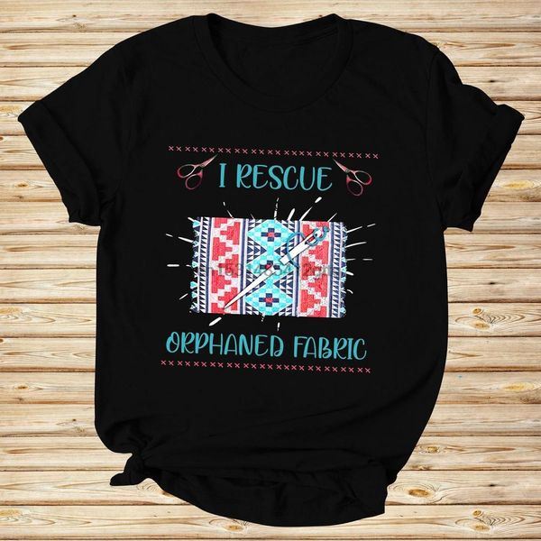 

i rescue orphaned fabric kniting lovers t shirt