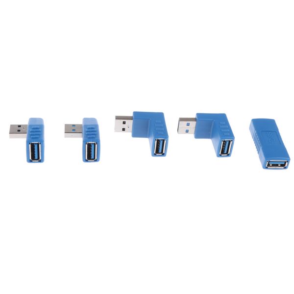 

5шт вертикальная угловая 90 ° usb3.0 мужской для тип-a женский адаптер конвертер