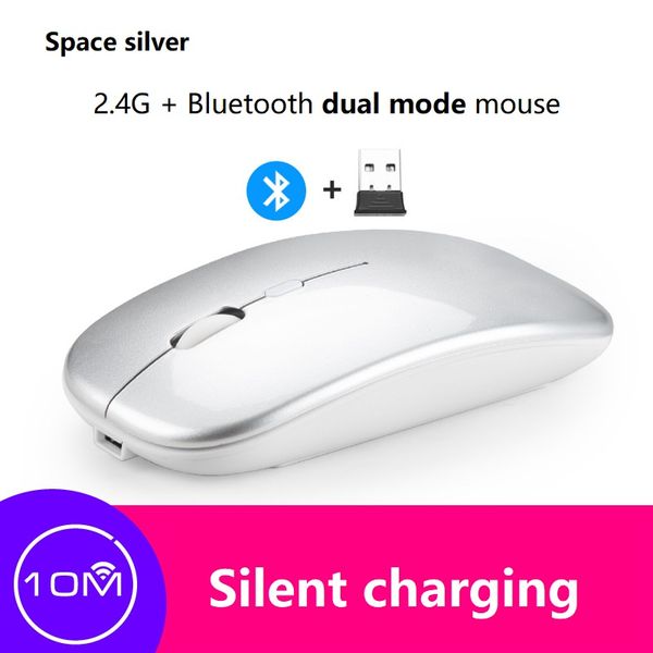 

mice 2.4g+bluetooth dual-mode wireless charging mute mouse computer notebook usb