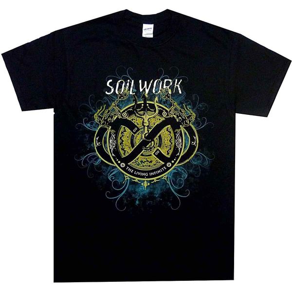 

soilwork the living infinite colour color shirt s 3xl official metal tshirt men casual short sleeve t shirts summer