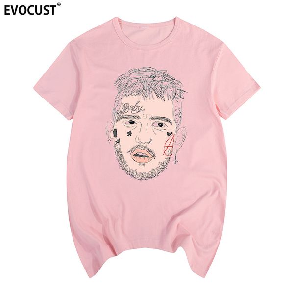 

lil peep хеллбой хип-хоп рэпер плакса punk rock футболка хлопок мужчины майка новые tee tshirt womens