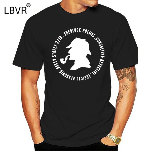 

sherlock holmes t-shirt dr watson consulting detective 221b baker street t shirt 2020 new summer men men 100% cotton cool short