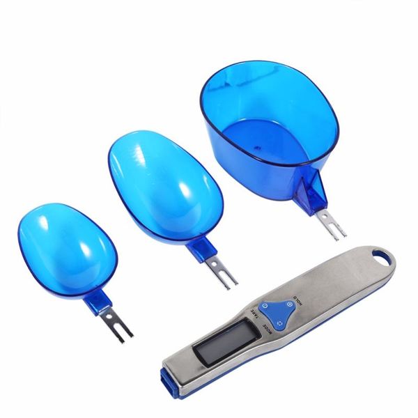 

household scales 500g/0.1g digital scale spoon lcd display electronic measuring with 3 detachable weighing spo kitchen tools