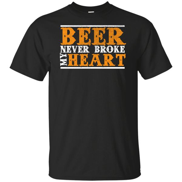 

beer never broke my heart funny drinking lovers women men t-shirt s 2xl tee tshirt tee shirt