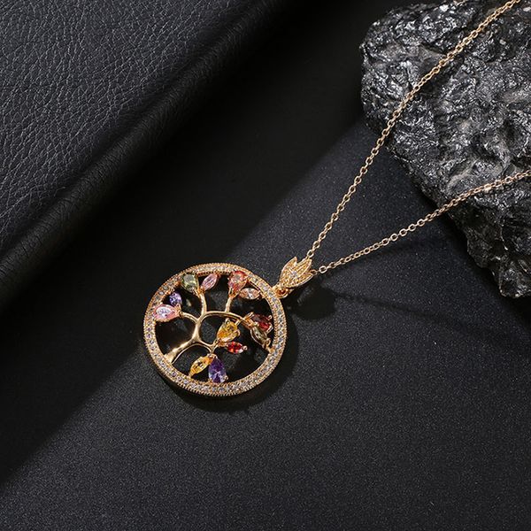 

super flash color zircon necklace fashion woman gorgeous flower exaggerated pendant clavicle chain golden silvery jewelry, Silver