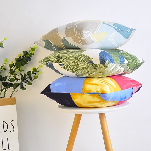 

pillow case set 2pcs pillowcases spandex 45*45cm cushion slipcover pillow cover stretch elastic protector