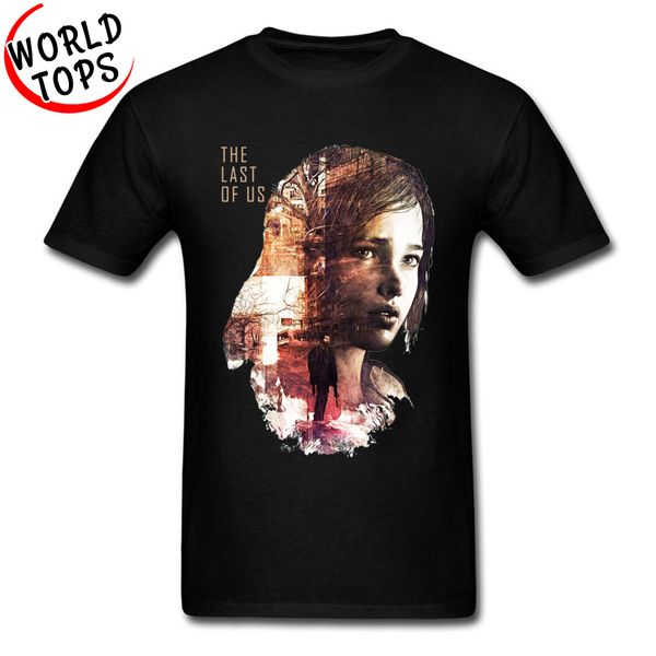 

the last of us ellie joel t shirts game figure 100% cotton fabric custom print t shirt ostern day new tee shirts good quality
