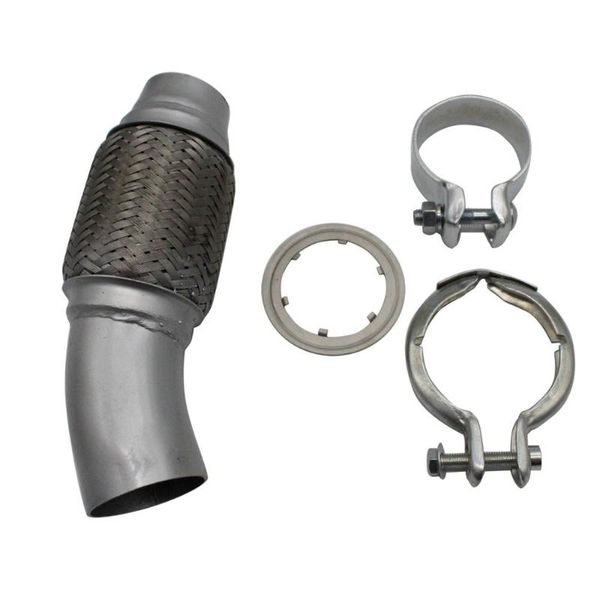 

engine exhaust pipe stainless steel composite pipe filter for e81 e82 e87 e88 e90 car repair replace accessories #812
