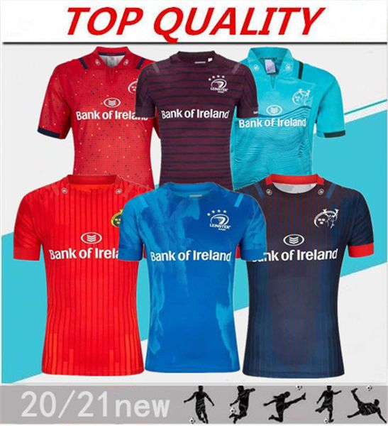 

2020 munster city rugby jerseys 19/20 munster city home away mens rugby-trikots size s-3xl, Black;gray