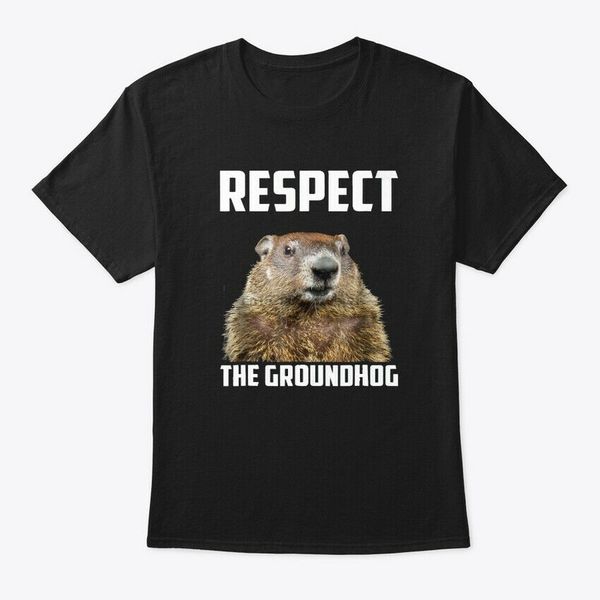 

respect the groundhog woodchuck - an error occurred.tee t-shirt