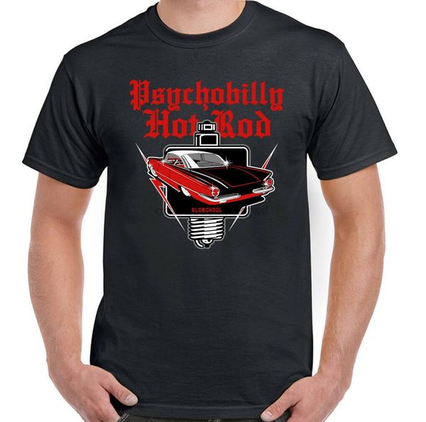 

psychobilly rod garage mens funny dragster t-shirt od car enthusiast(2