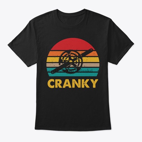 

men t shirt bicycle cranky retro vintage cycling tshirts women t-shirt