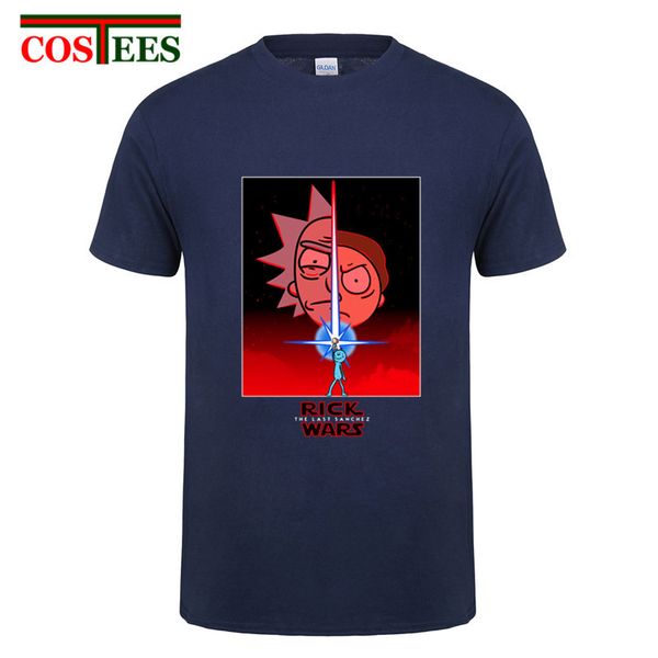 

2018 summer meeseeks rick and morty men t shirt anime t-shirt rick wars among worlds folk fitness male cartoon tee shirt hombres