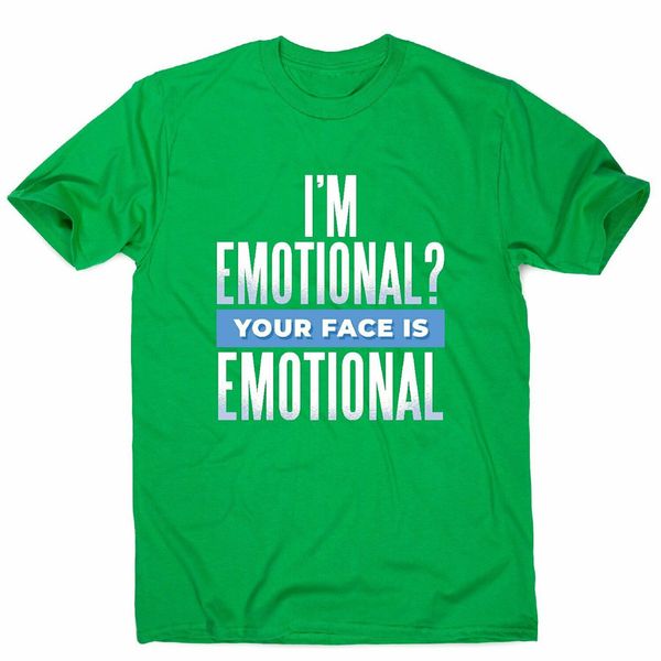 

emotional- men's funny premium t-shirt casual printing tee shirt