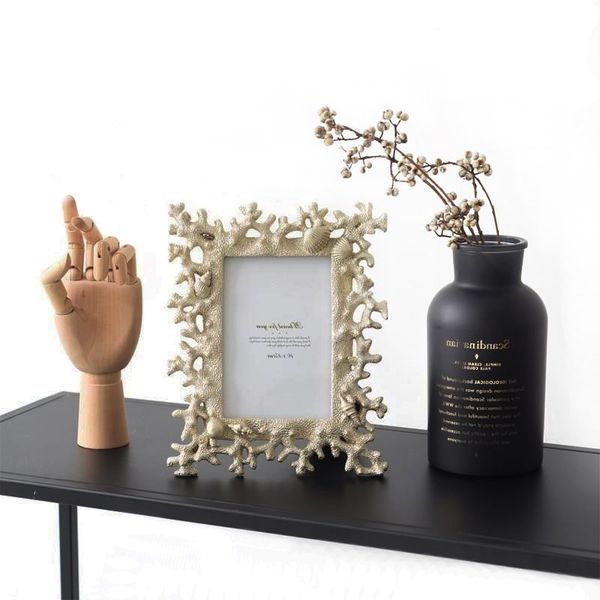 

mediterranean p frame creative coral shell conch resin picture certificate frame framed art deskdecoration 5/6/7/8 inch
