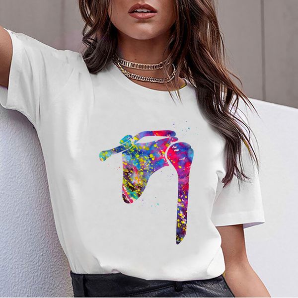 

вершины t shirt женщины плечо кости casual черный хлопок женский tshirt